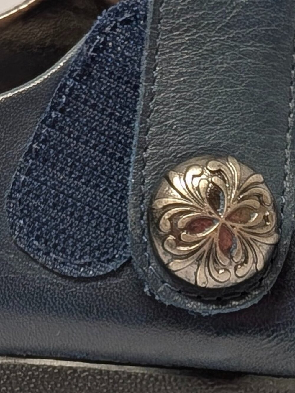 David Tate Bev Adjustable Mary-Janes in Navy - Picture 10 of 14